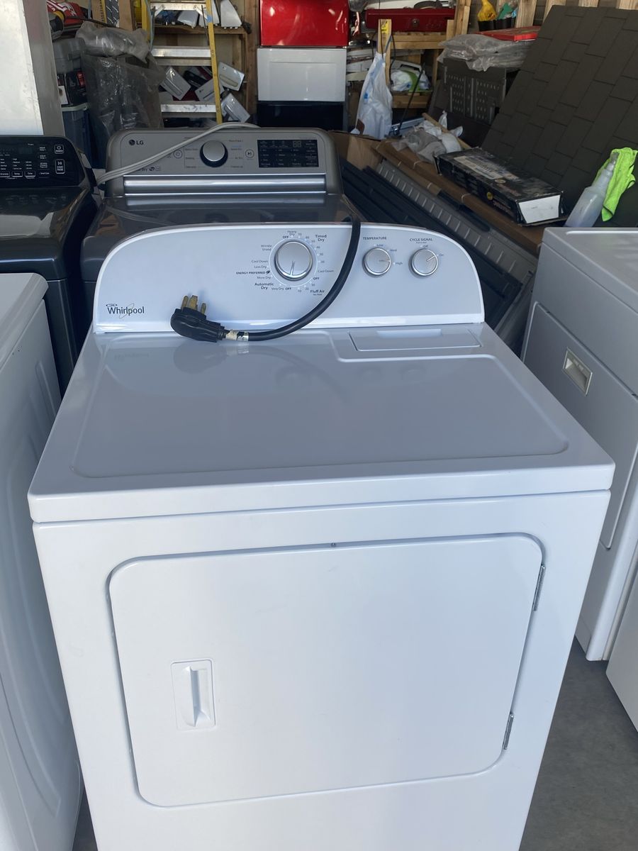 Small top load electric dryers
