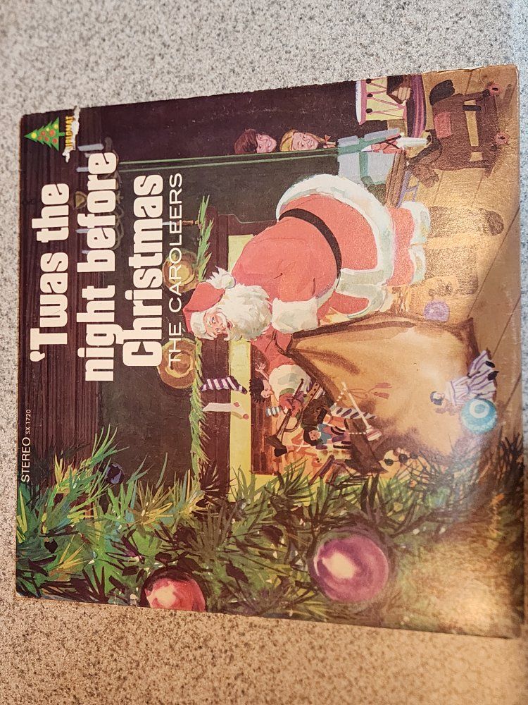 The Caroleers - 'Twas the Night Before Christmas (Vintage Vinyl Record, Stereo ST-1720)