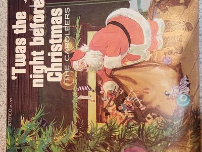 The Caroleers - 'Twas the Night Before Christmas (Vintage Vinyl Record, Stereo ST-1720)
