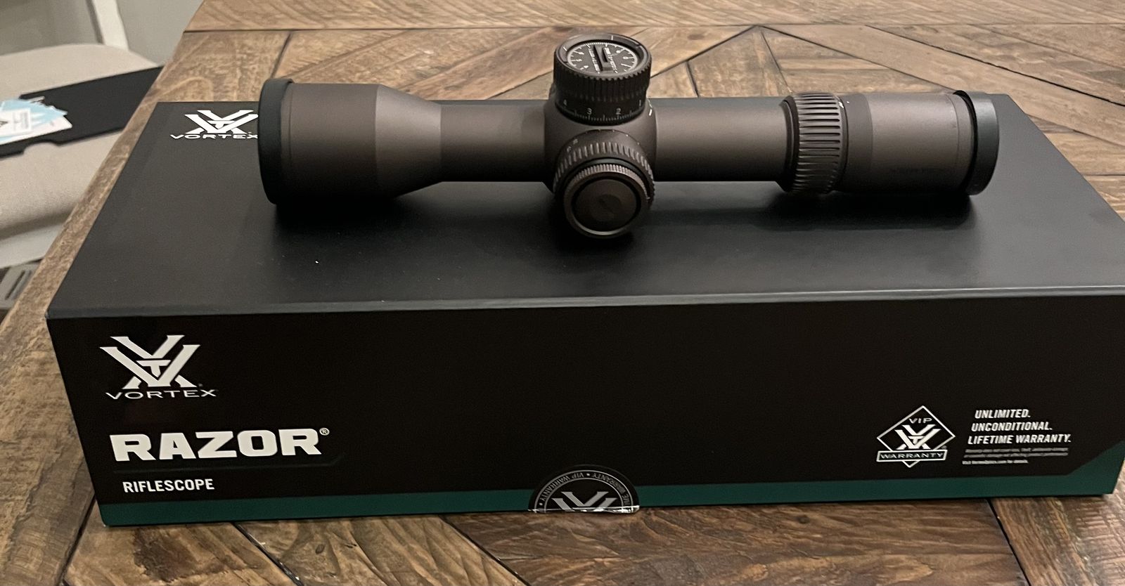 NEW Vortex Razor HD Gen lll 4-24X44, FFP, EBR - 7D