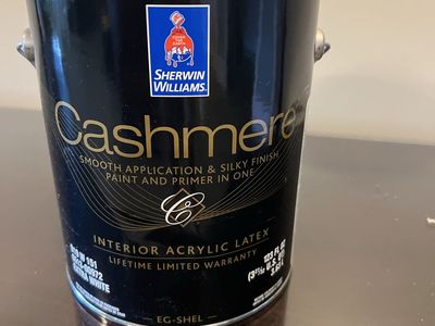 Cashmere eg shel paint SW Alabaster