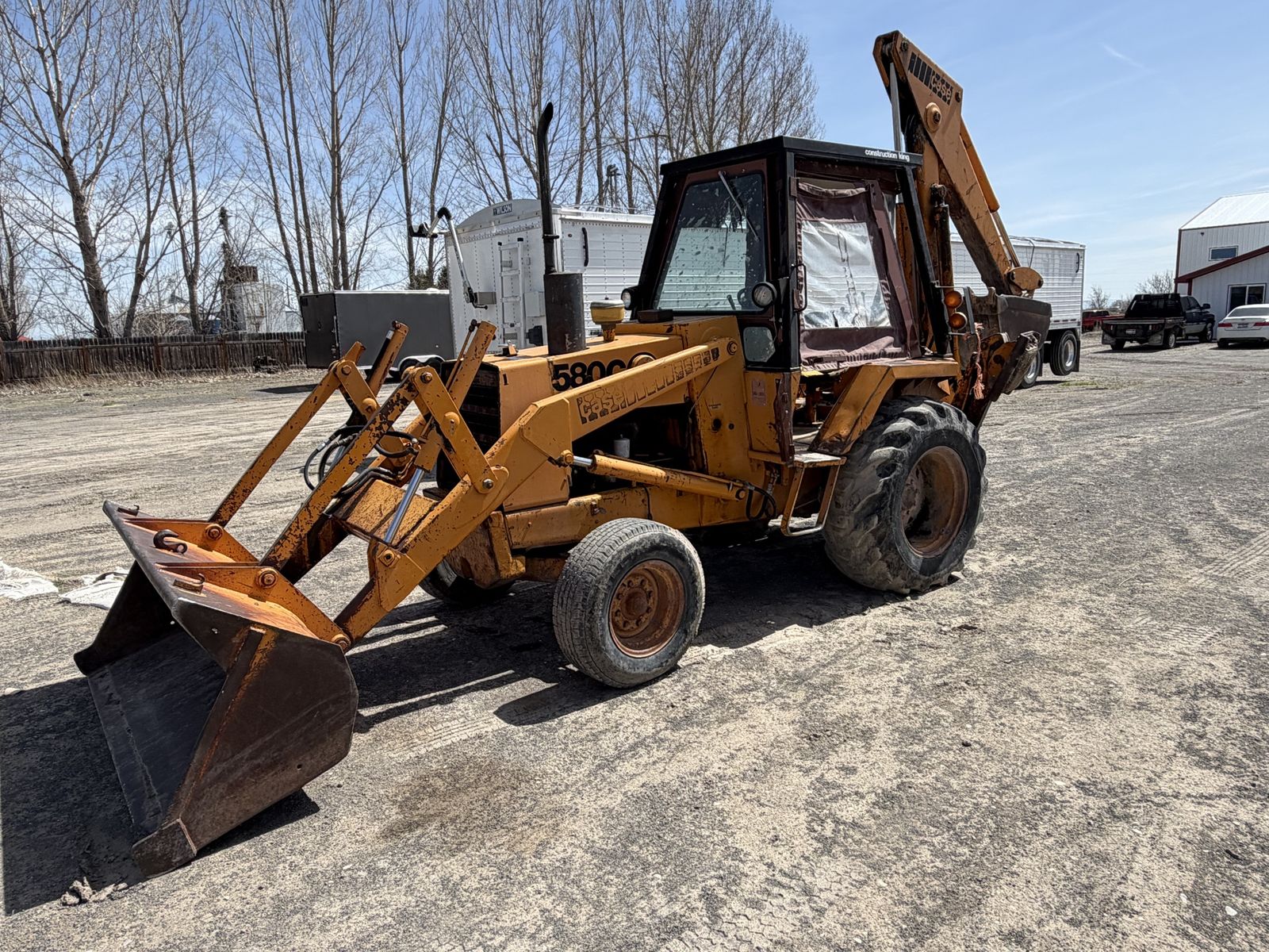 Case 580C backhoe