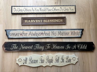Large Inspirational Wall Signs