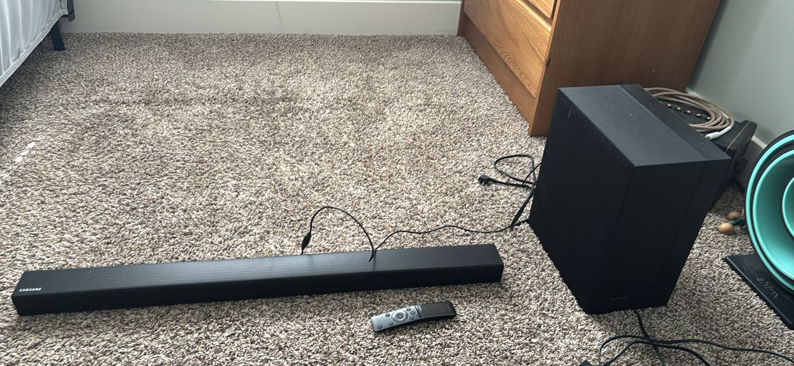 Samsung Soundbar and Subwoofer