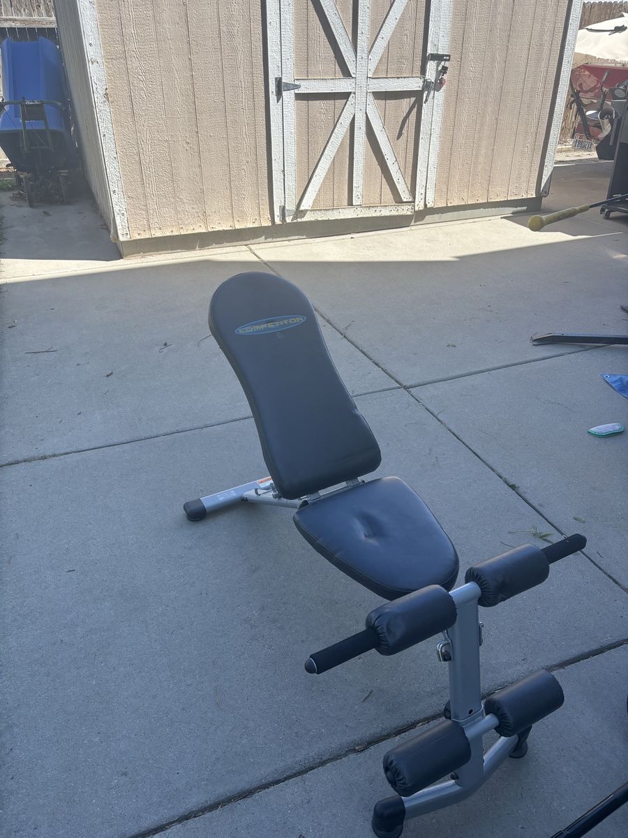 Exercise bench and weights