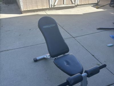 Exercise bench and weights