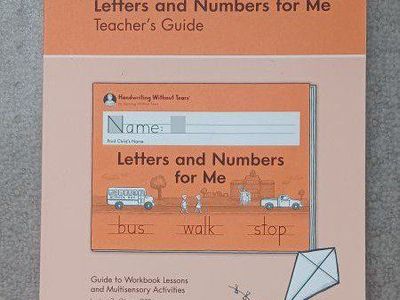 Handwriting Without Tears Letters and Numbers for Me Teacher's Guide, 2018 edition