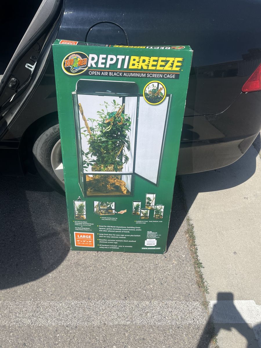 Zoo med reptibreeze enclosure