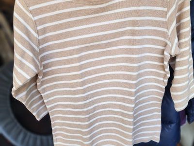 LL Beans women boat neck top size medium