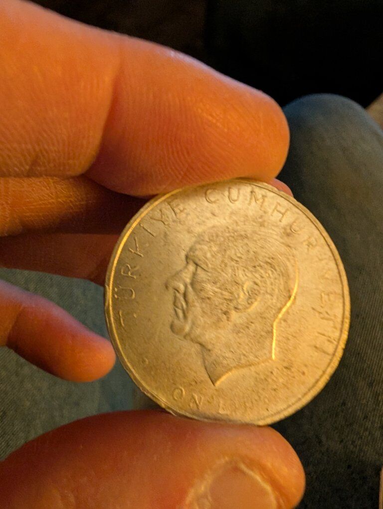 May 27 1960 Turkish 10 Lira Silver coin