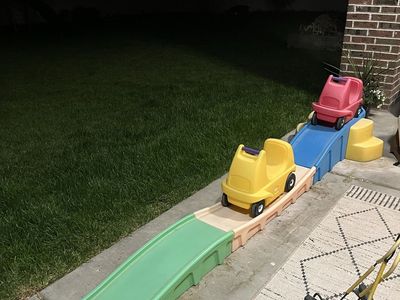 Kids car roller cars with track