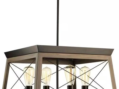 BRIARWOOD 4-Light Antique Bronze Chandelier