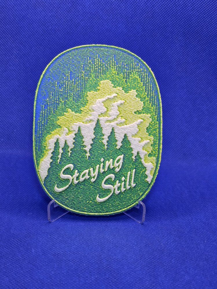 Noah Kahan "Staying Still" 3D Printed Patch