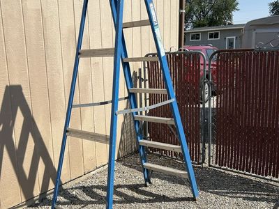 8' ft/foot Fiberglass A Frame Ladder