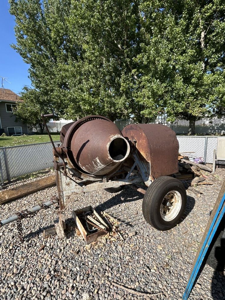 Electric Cement mIxer trailer