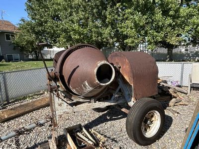 Electric Cement mIxer trailer