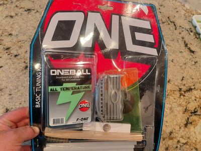 Brand New OneBall ONE MFG Basic Tuning Kit Snowboard Ski All Temperature Wax Edger P-Tex