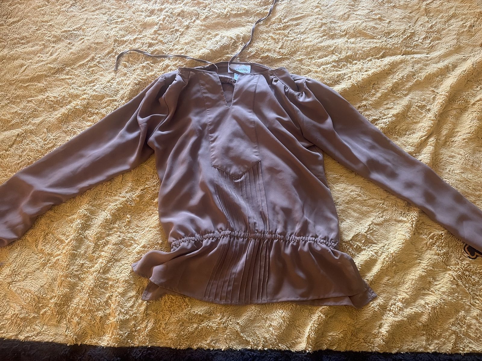 Tan shirt 