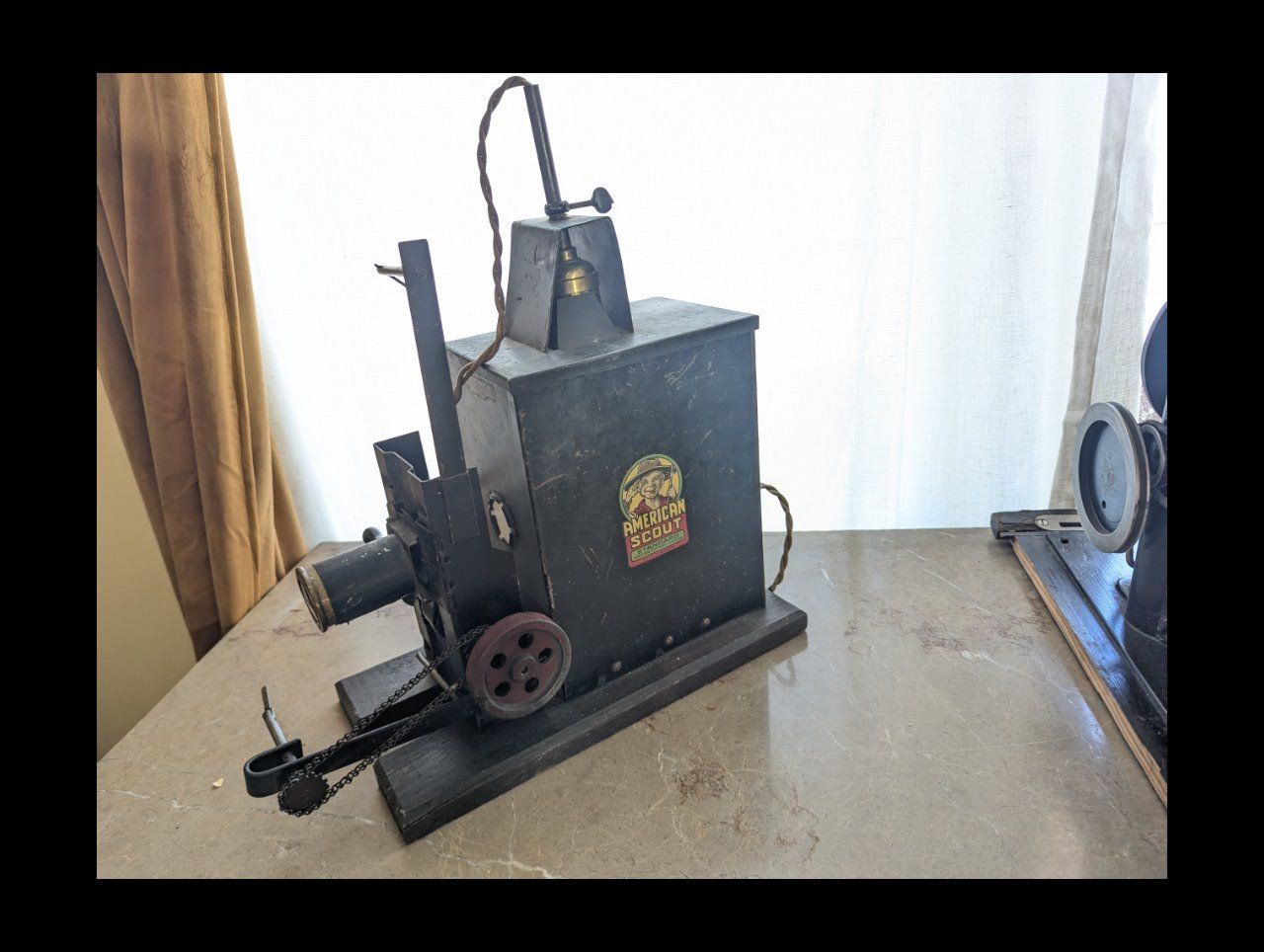 1920s Silent Movie Boy Scout Projector