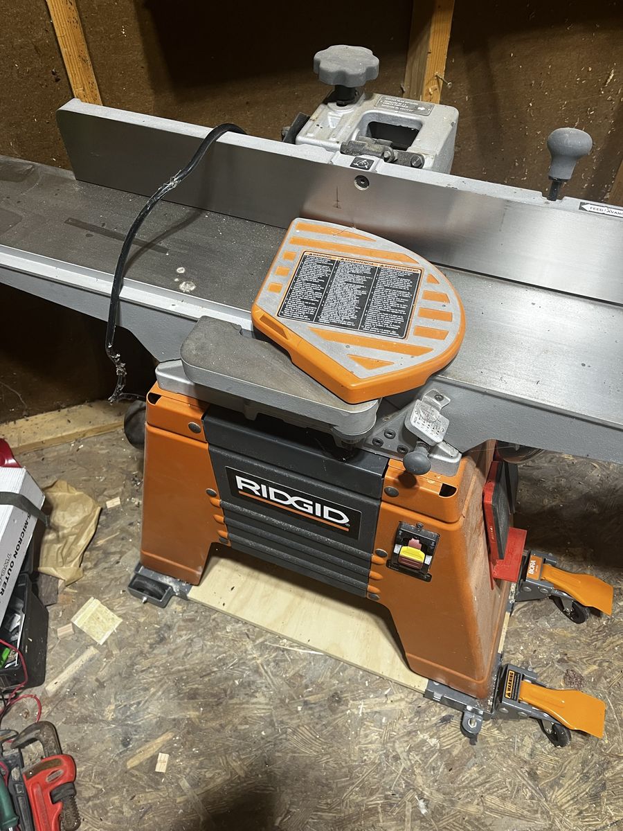 RIDGID 6 in. Jointer with stand