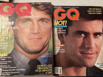 1983 GQ Men's fashion magazine Vintage