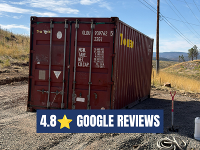20' One Trip Shipping Container – Residential Storage – Ready Today