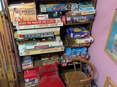 Vintage MB Games Board Games: Pyramid Power, Mother Goose, Go To The Head of the Class