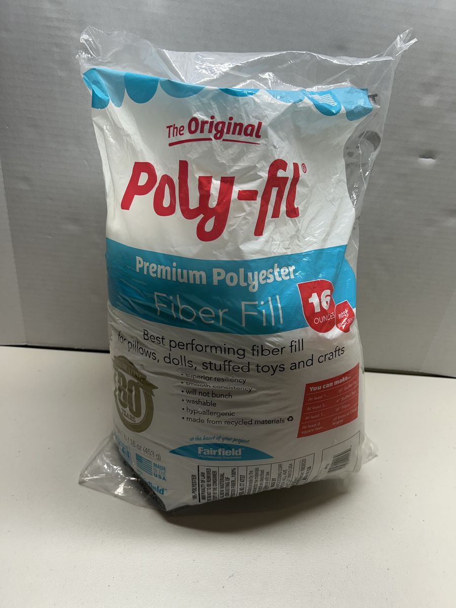 Poly-Fil Polyester Fiberfill Stuffing 16oz