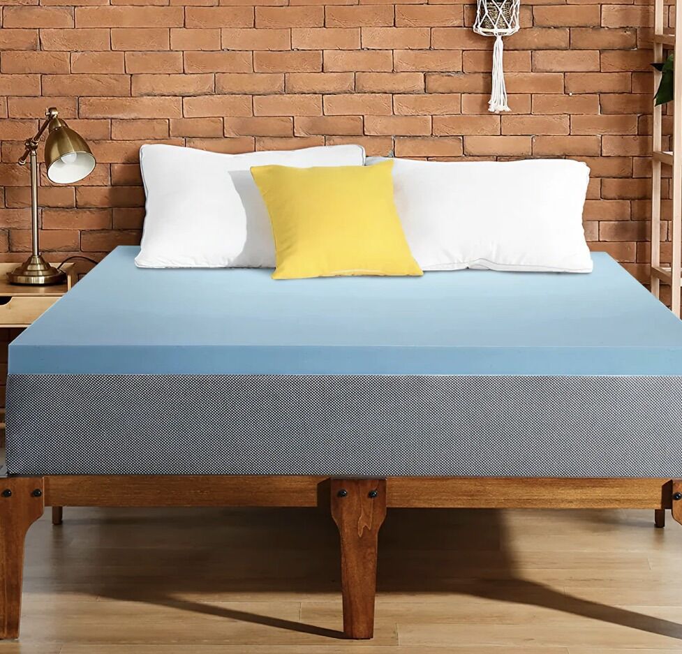 King Size 3 Inch Gel Memory Foam Mattress Topper