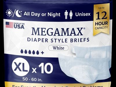 Northshore Megamax Adult Diapers XL White