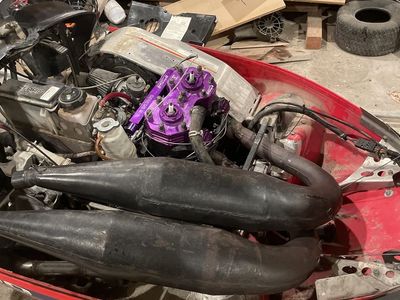 ISO snowmobile stand