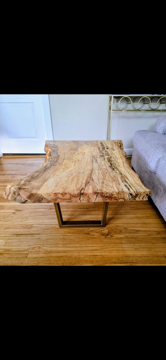 Live Edge Spalted Maple Coffee Table