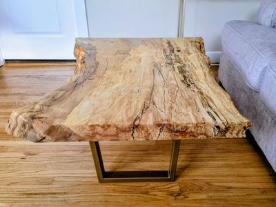 Live Edge Spalted Maple Coffee Table