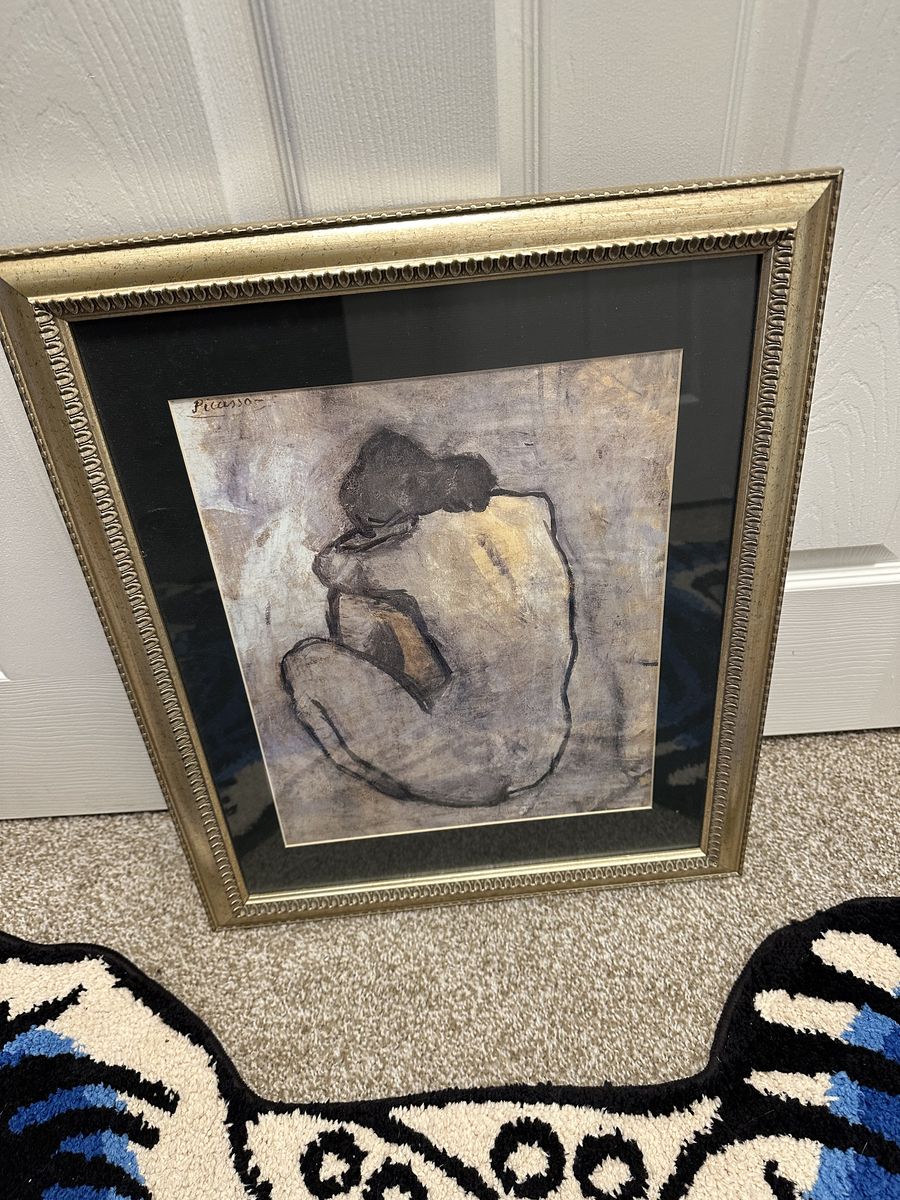 Framed Pablo Picasso Art Print 19x23 Gold Frame