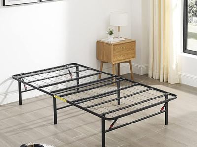 Metal Twin Platform Bed Foldable