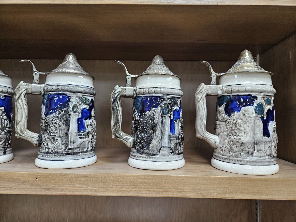 GERMAN STEINS PEWTER LIDS