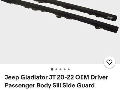 Jeep gladiator JT 2020-2022 OEM Body Side Guards