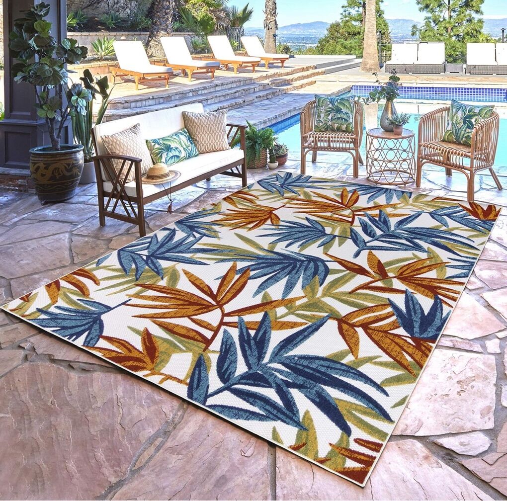 6’x9’ Indoor Outdoor Area Rug