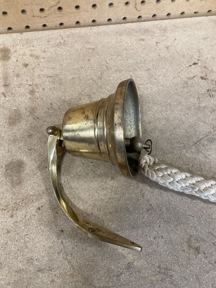 Brass bell decoration