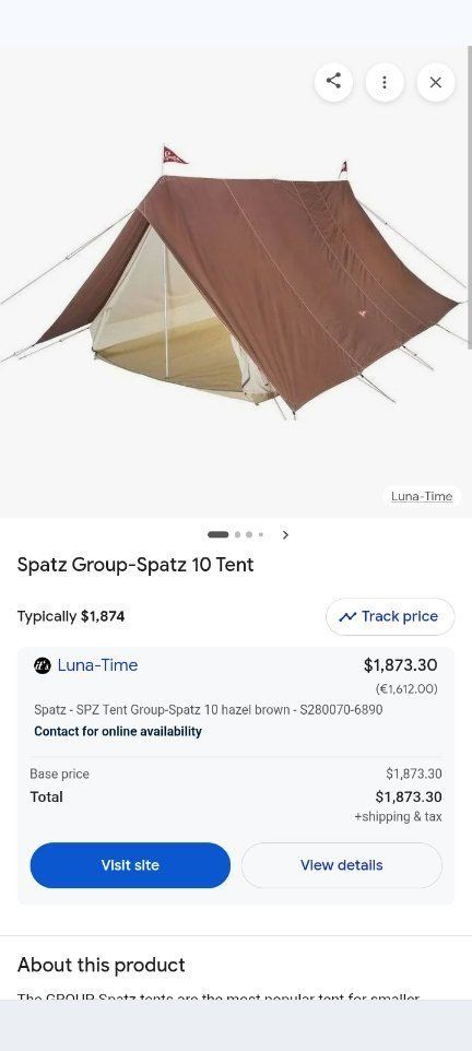 spatz 10 person tent