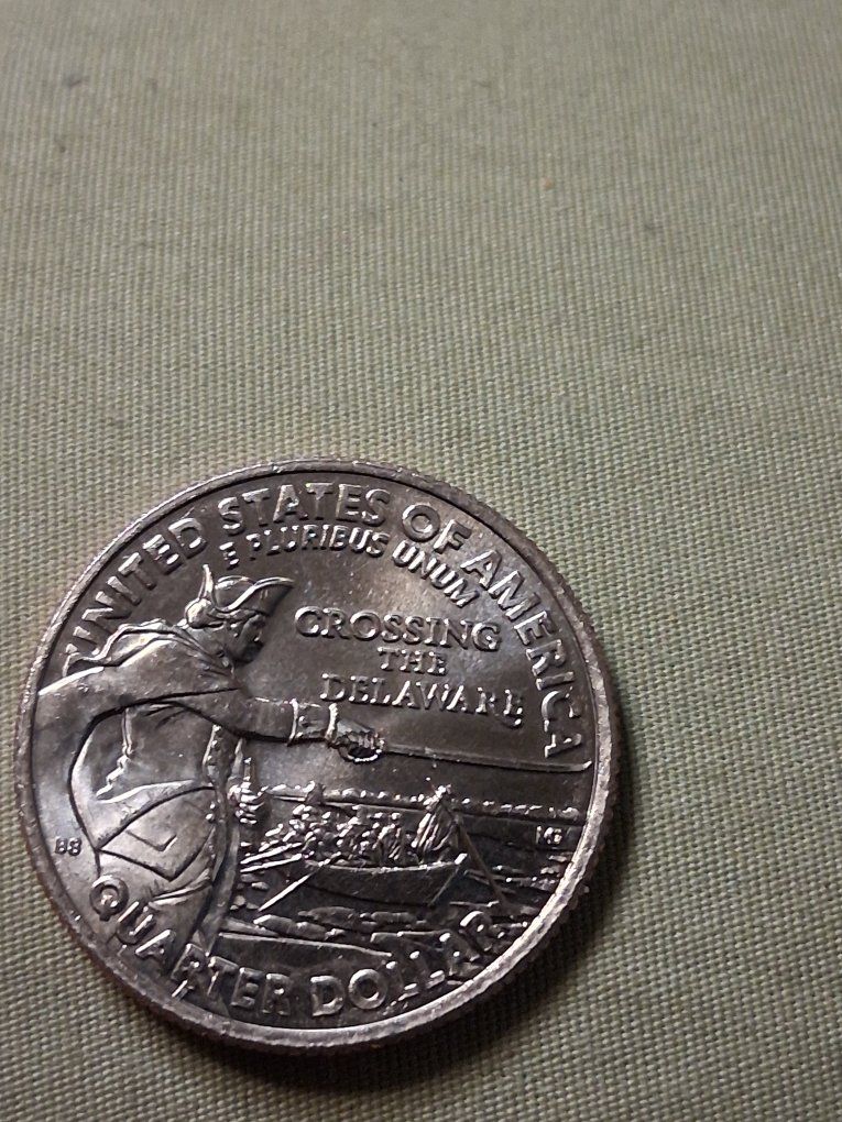 2020 United States Quarter "Crossing the Delaware" 25-Cent Coin
