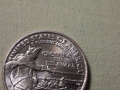 2020 United States Quarter "Crossing the Delaware" 25-Cent Coin