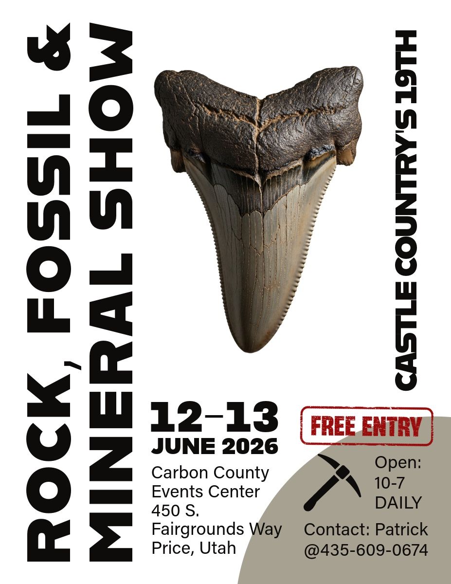 Castle Country Rock, Fossil, Mineral, Lapidary Show