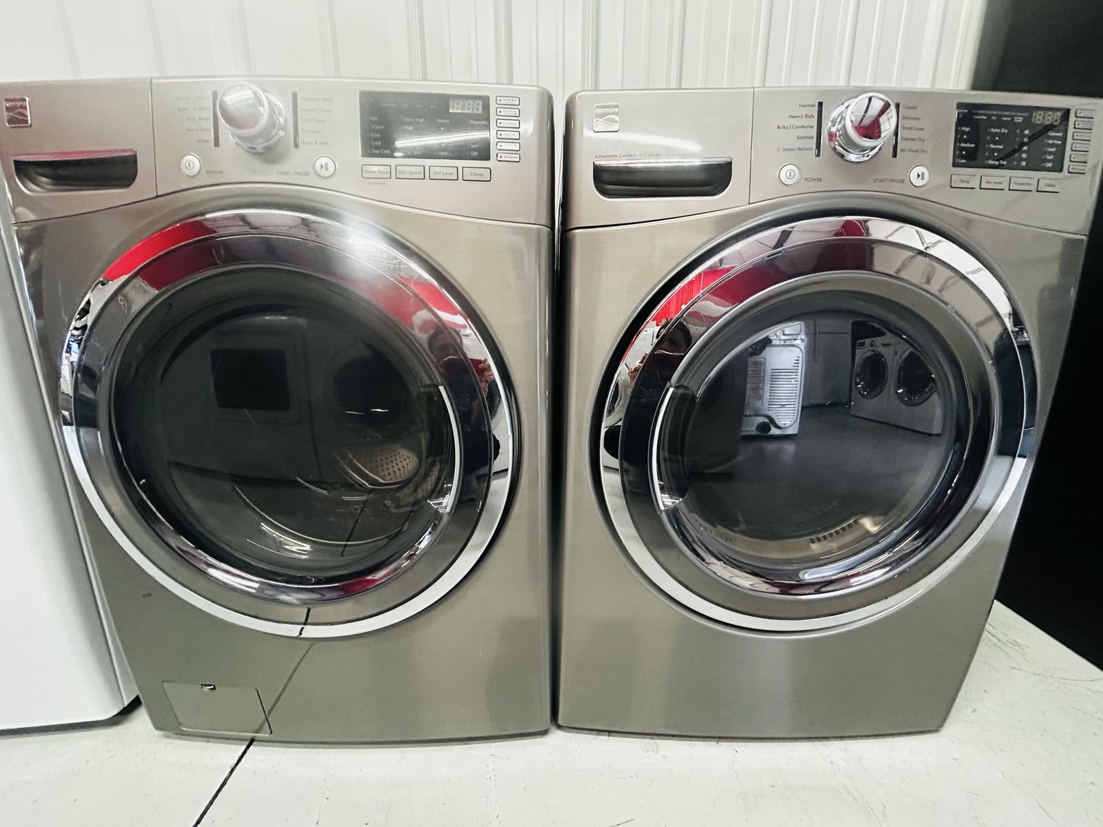 Kenmore By Lg Steam Electric Front Load Set