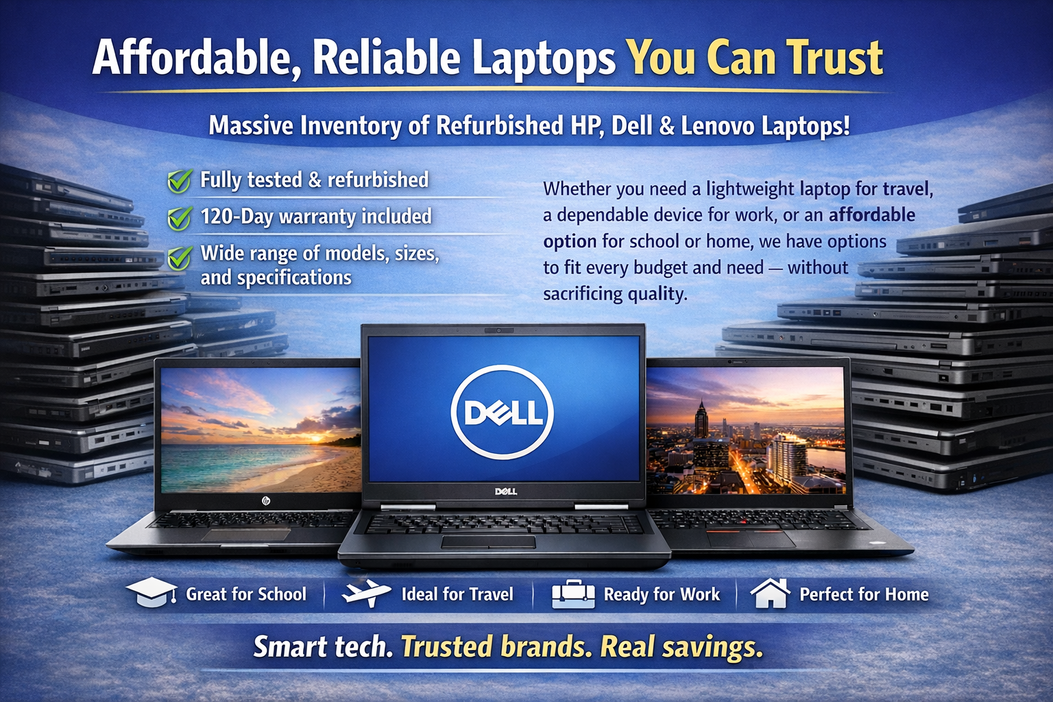 Trusted Brands. Tested Performance. Affordable Prices.