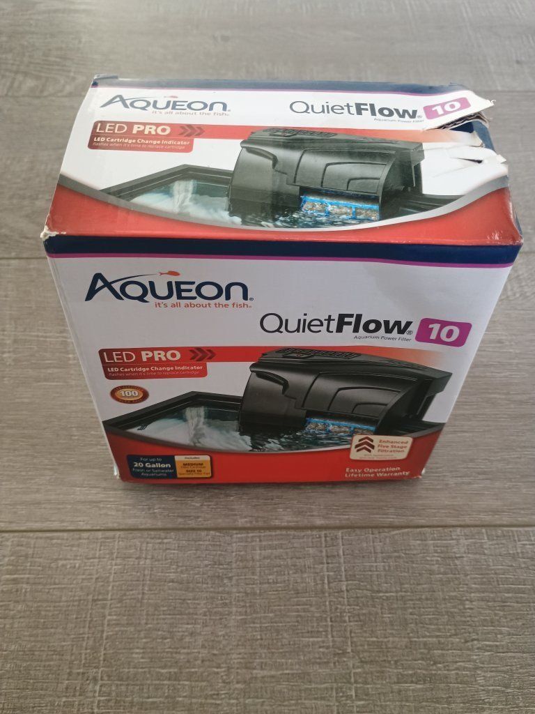 Aqueon fish filter tank
