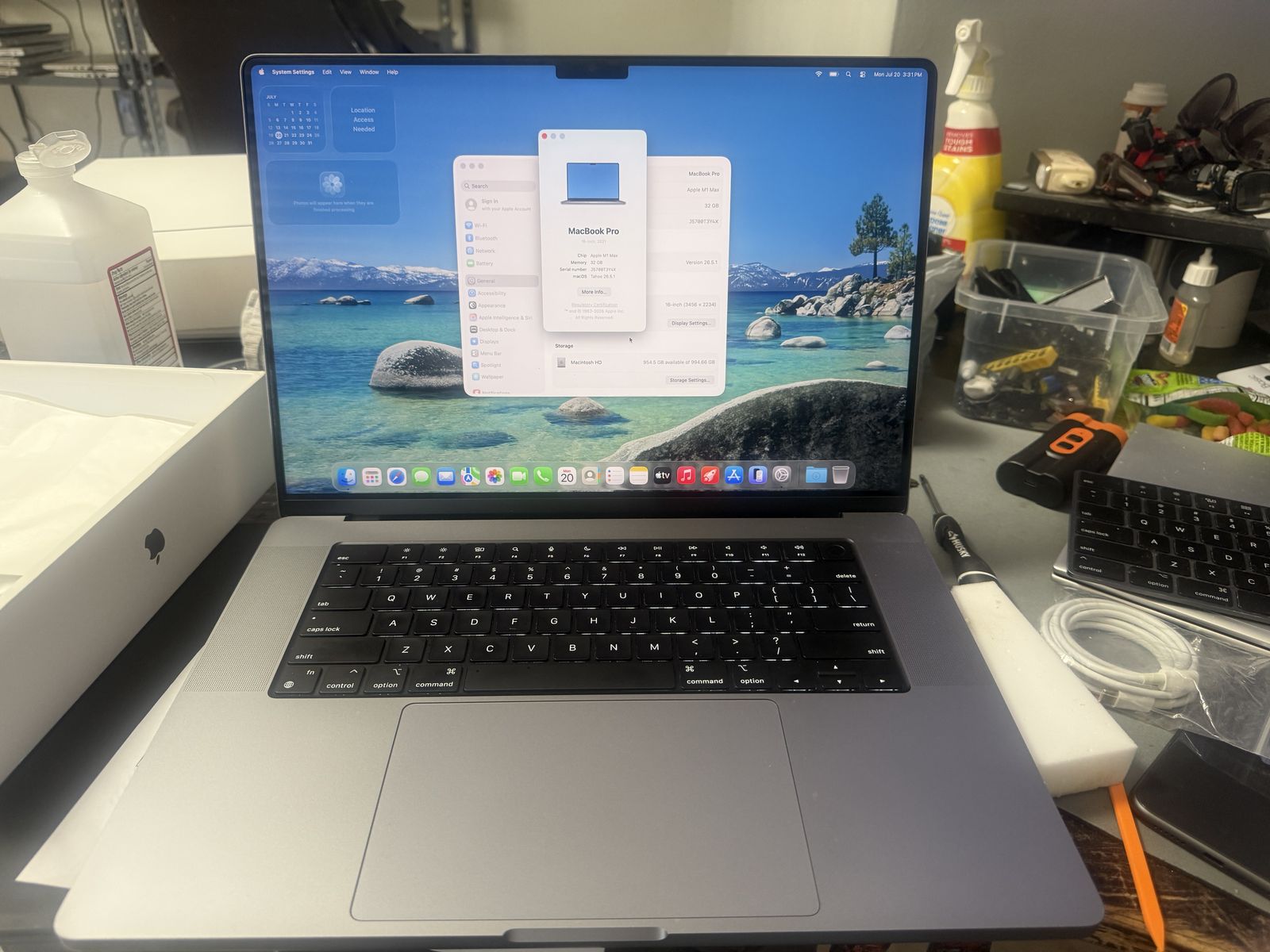 UNBEATABLE DEAL ON LOADED 16in MACBOOK PRO M1 MAX 32GB RAM 1TB SSD FLAWLESS CONDITION W/WARRANTY