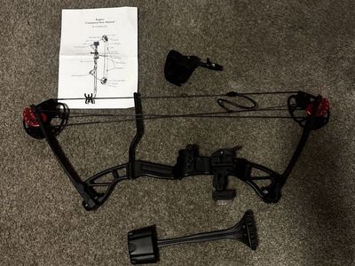 Predator Archery Raptor Compound Bow Package with Manual & Accessories
