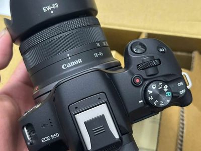 Canon r50 kit 18-45mm and sima 18-50mm
