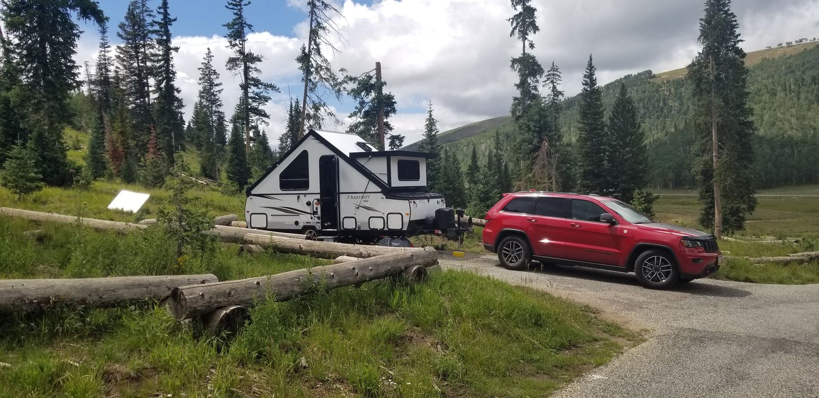 2021 Hard Side  Twin Bed/King A-Frame Trailer